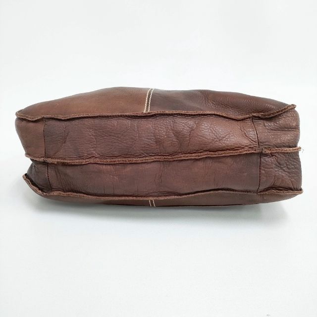 Creed レザー ショルダーバッグ ブラウン レディース クリード【中古 
