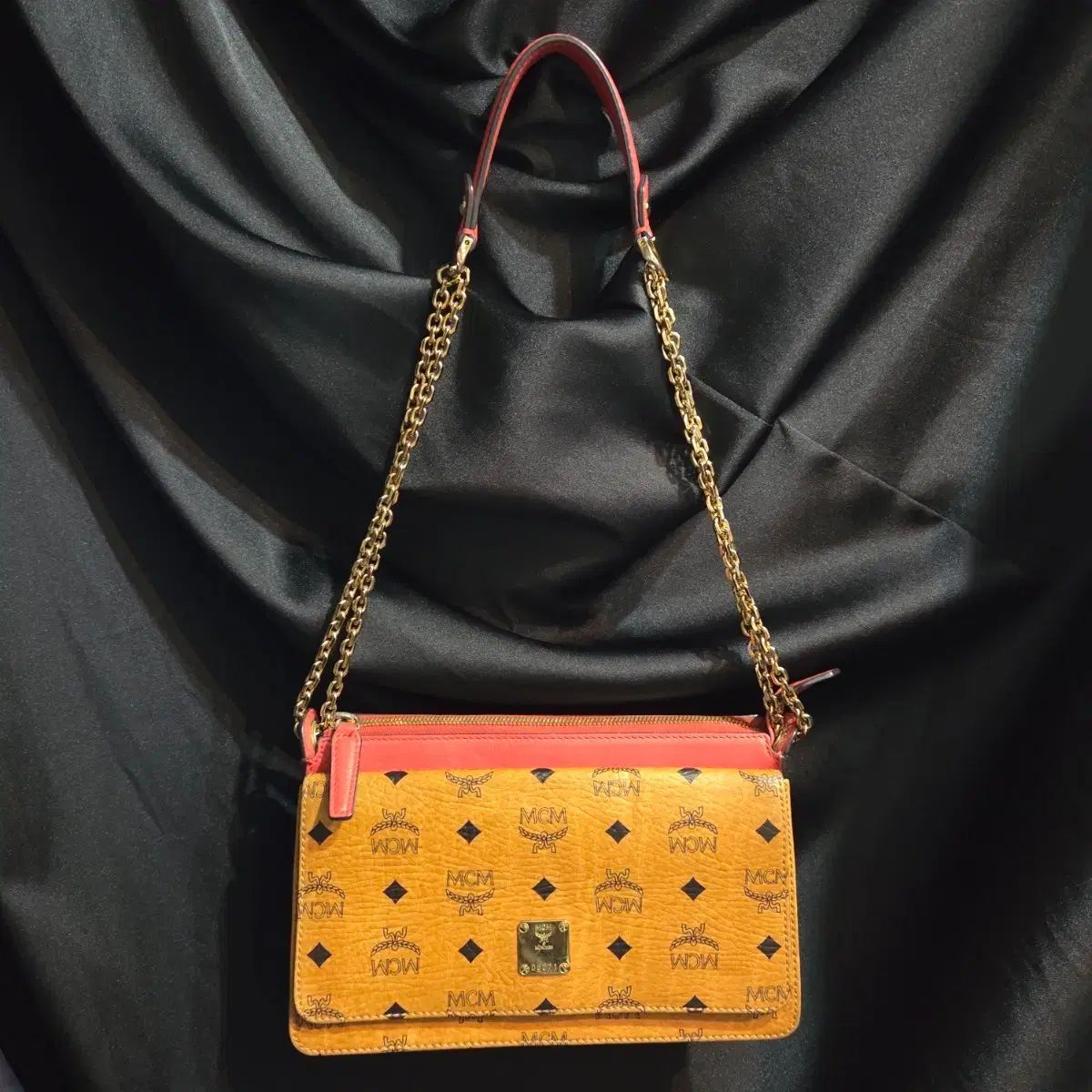 MCM ヴィセトス チェーン ショルダーバッグ クロスバック