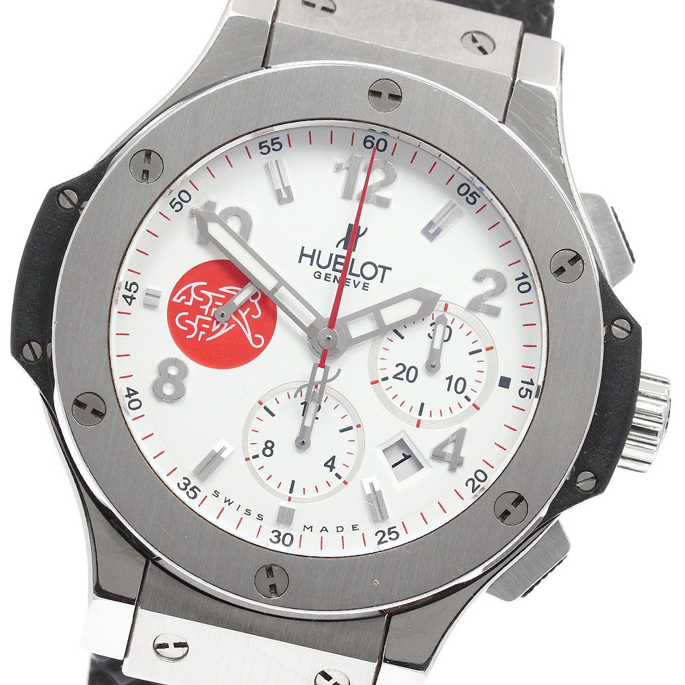 ウブロ HUBLOT 301.SX.230.RX.ASF02 ビッグバン スイスサッカー協会限定 デイト クロノグラフ 自動巻き メンズ 箱付き_945634
