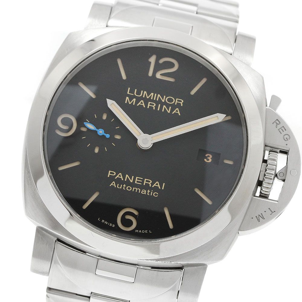 パネライ PANERAI PAM00723 ルミノール マリーナ 1950 3デイズ アッチャイオ 自動巻き メンズ 良品 箱付き_958321