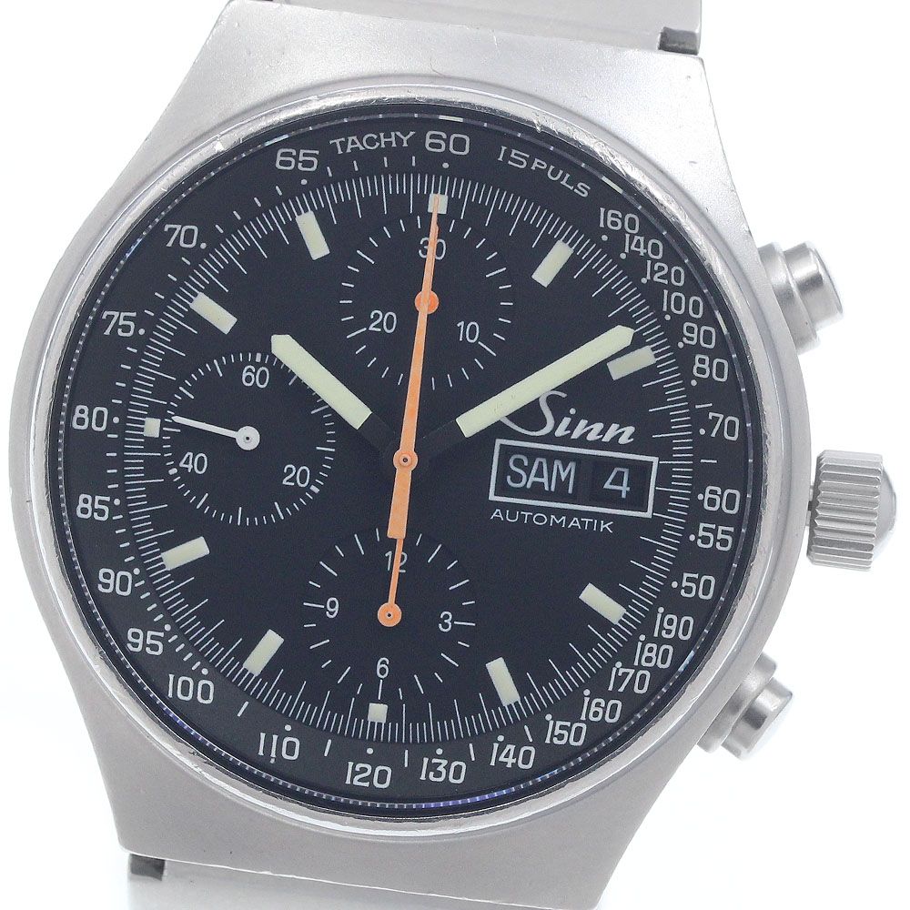 訳あり ジン Sinn 144 144 GMT クロノグラフ デイト 自動巻き メンズ _960551