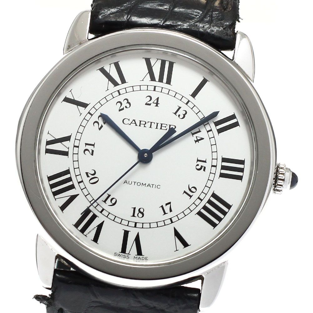 カルティエ CARTIER WSRN0013 ロンドソロ MM 自動巻き ボーイズ _960393