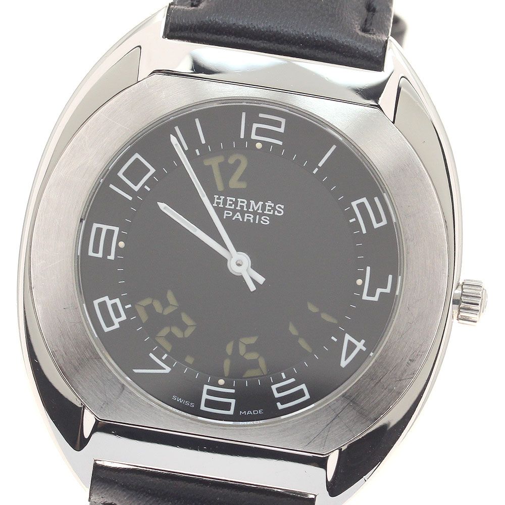 2025，爆買い エルメス HERMES ES1.710 エスパス クォーツ メンズ
