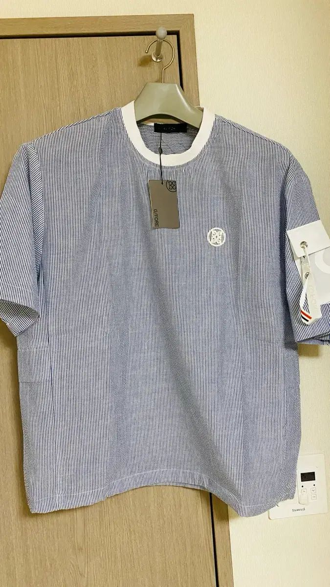 新品)ジーフォア G/FORE ストライプ 半袖