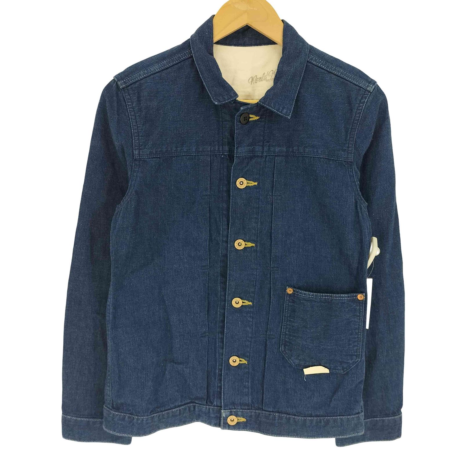 ワールドワーカーズ WORLD WORKERS 日本製 綿麻 1st型 デニム 