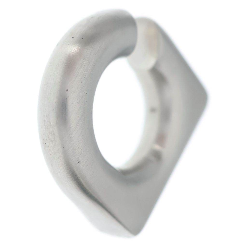 Rick Owens (リックオウエンス) 25SS ROUND PRONG EAR CUFF ラウンド プロンド イヤーカフ イヤリング シルバー レディース