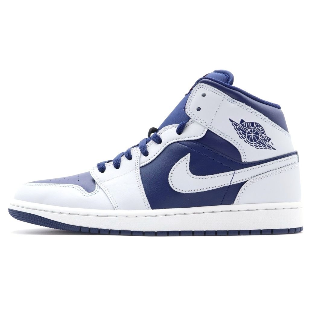 NIKE (ナイキ) AIR JODAN 1 MID Blue Void DQ8426-403 エアジョーダン1 ミッド ブルーボイド ミッドカットスニーカー シューズ ブルー/ホワイト US10.5/28.5cm