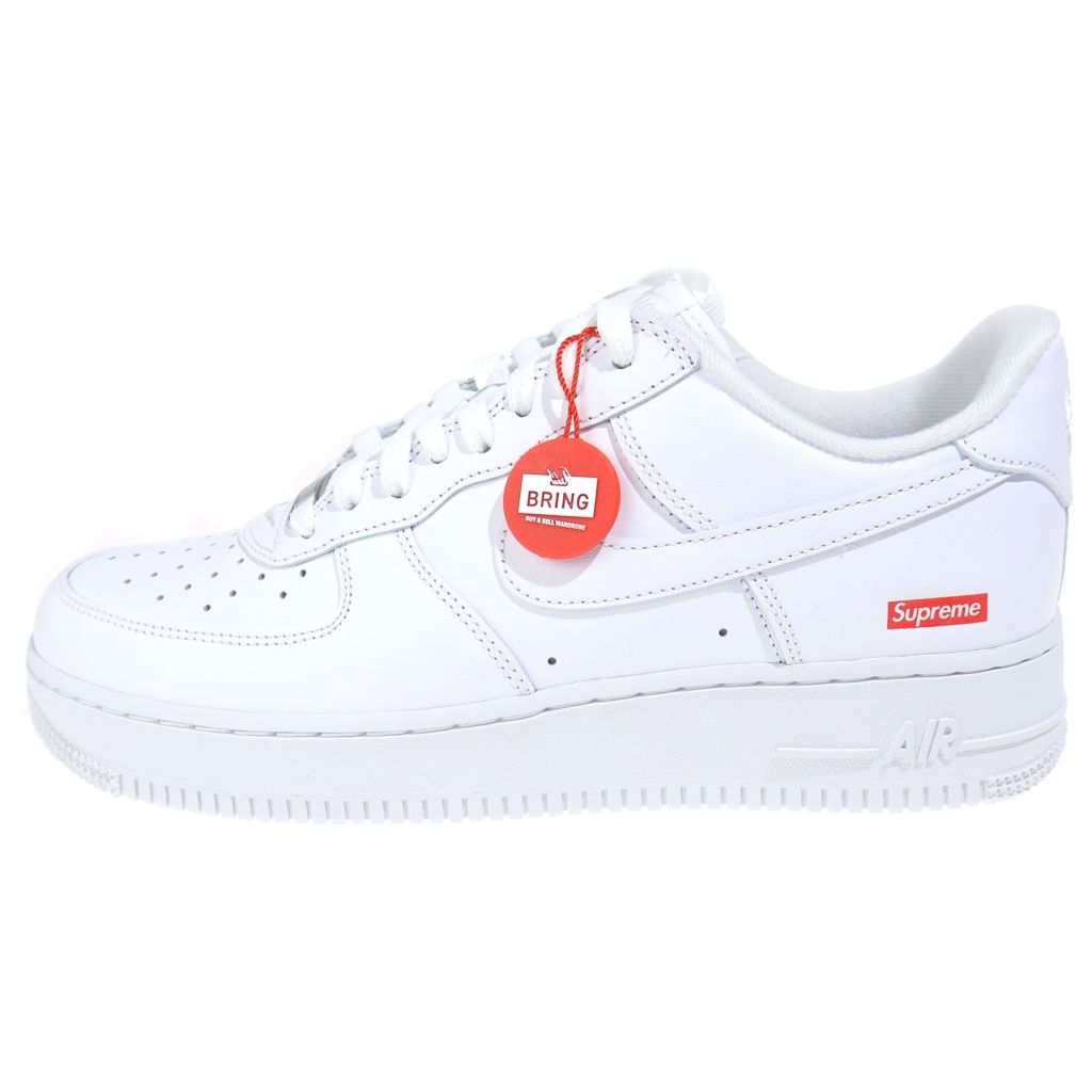 SUPREME (シュプリーム) AIR FORCE 1 LOW SP エアフォース 1 ローカットスニーカー ホワイト US9.5/27.5cm CU9225-100