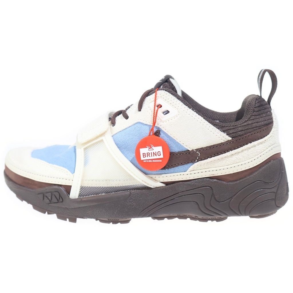 NIKE (ナイキ) ×TRAVIS SCOTT ZOOM FIELD JAXX トラヴィススコット ズーム フィールド ジャックス ローカットスニーカー ブラウン/ブルー US8/26.0cm HQ3072-400