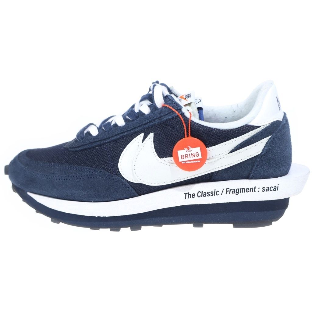 NIKE (ナイキ) ×sacai×FRAGMENT DESIGN LD WAFFLE サカイ フラグメントデザイン LDワッフル ローカットスニーカー ネイビー US10/28cm DH2684-400