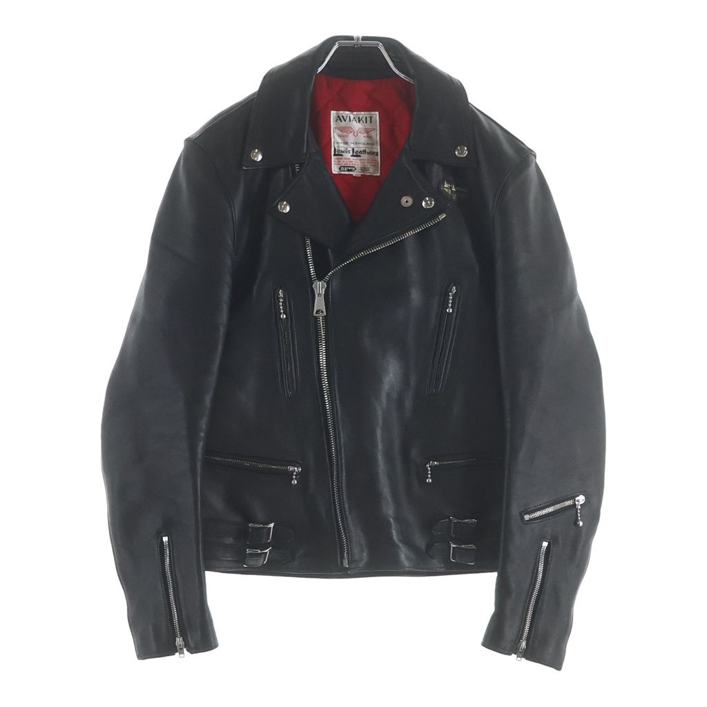 Lewis Leathers (ルイスレザー) LIGHTNING SHEEP SKIN ライトニング シープスキン ダブルライダース レザージャケット ブラック