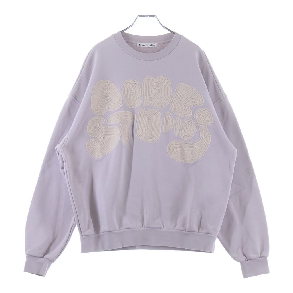 Acne Studios (アクネ ストゥディオズ) Bubble Logo Sweatshirt バブルロゴ クルーネックスウェットトレーナー ピンク FN-MN-SWEA000311 BI0172- 22,436円
