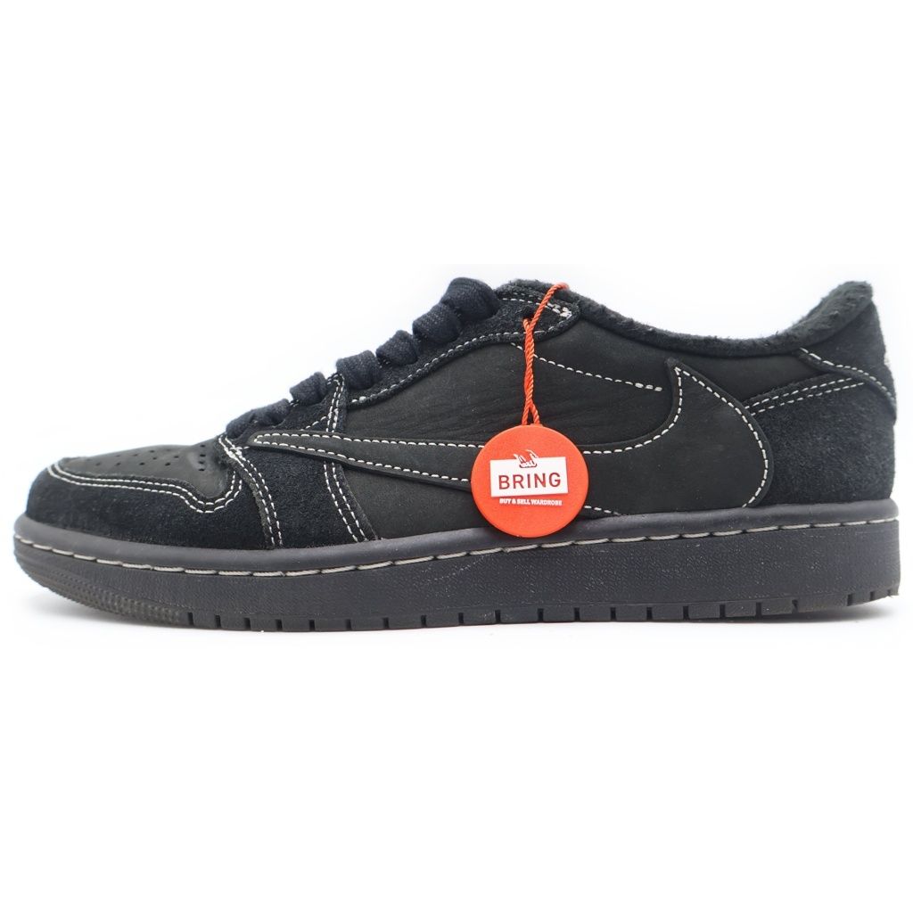 NIKE (ナイキ) ×TRAVIS SCOTT AIR JORDAN 1 LOW OG SP BLACK PHANTOM DM7866-001 トラヴィススコット エアジョーダン1 ブラックファントム ローカットスニーカー US6/24cm