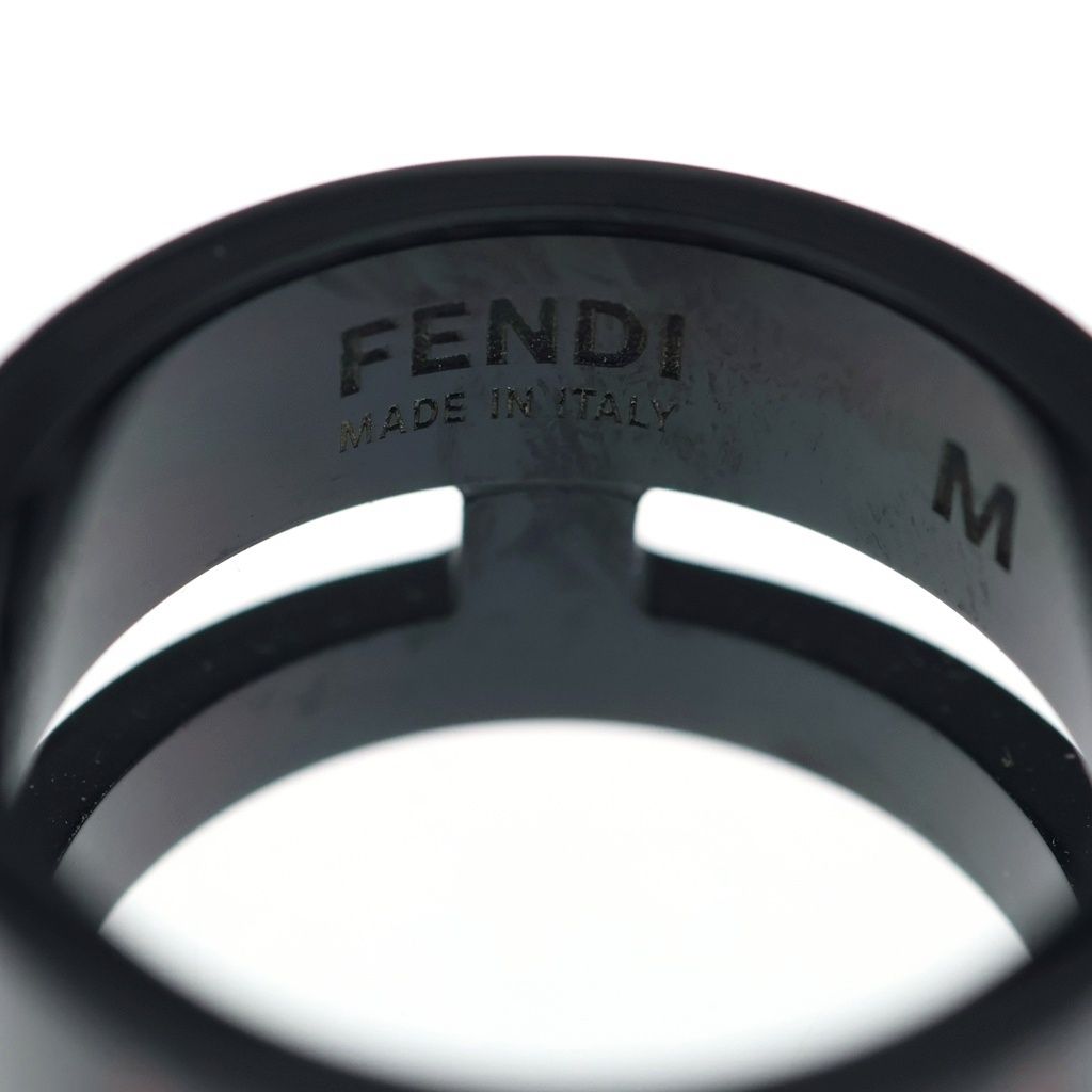 FENDI (フェンディ) バグズ モンスターリング ブラック - メルカリ