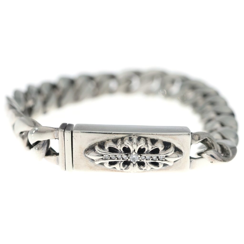 CHROME HEARTS (クロムハーツ) ID MINI FLORAL CRS P/DIA ミニID