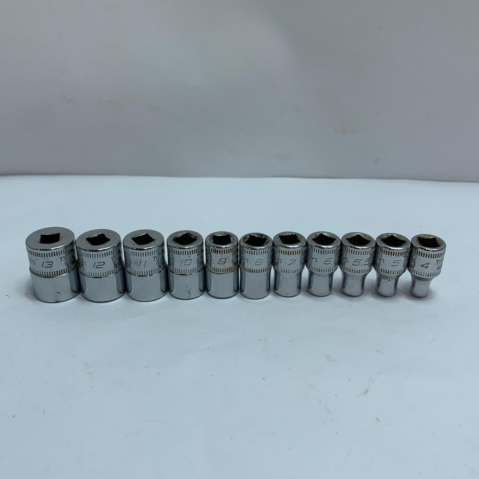 Snap-on スナップオン ソケット 11個セット USA TMM13-4