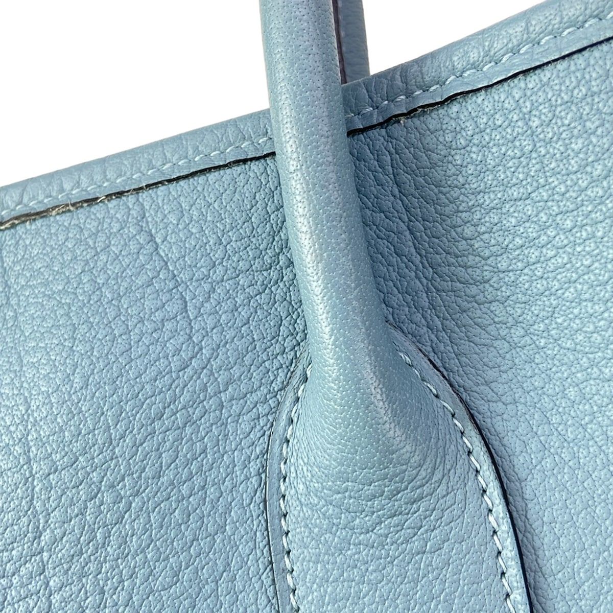 HERMES(エルメス) トートバッグ ガーデンパーティPM シエル シルバー 