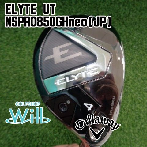 【中古】ユーティリティ キャロウェイ ELYTE UT/NSPRO850GHneo(JP)/S/22[0426]