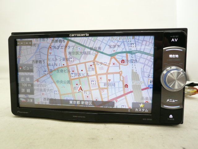 【中古】 2026年版 カロッツェリア AVIC-RW801-D メモリーナビ 地デジ/フルセグ/DVD/CD/SDカード/iPod/USB/ブルートゥース/ハンズフリー/MP3/WMA