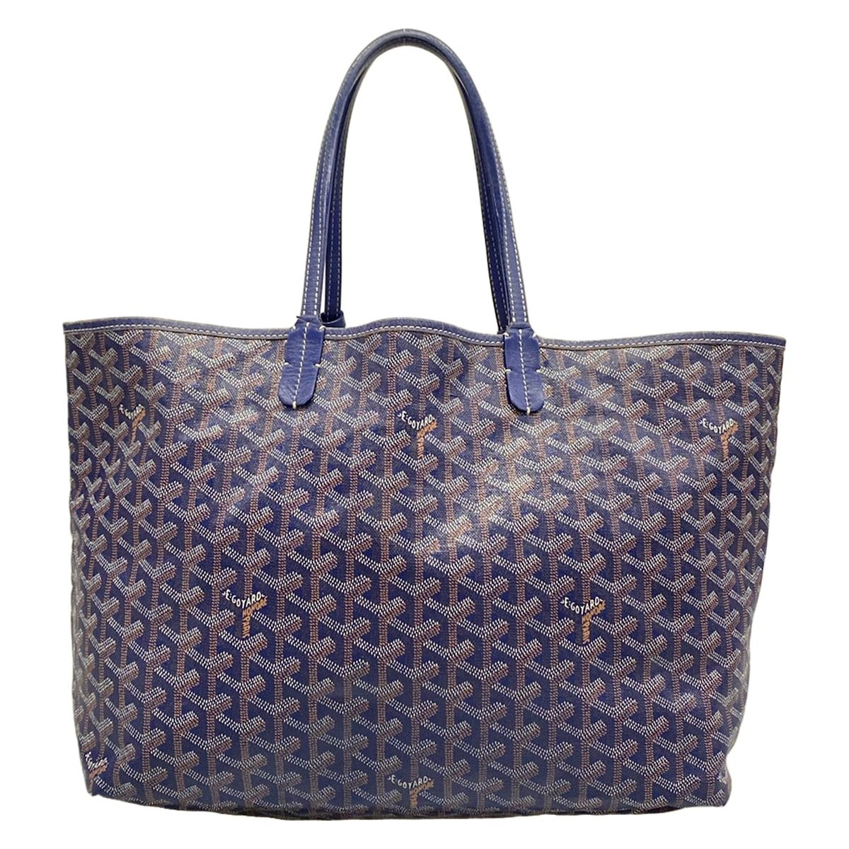 GOYARD(ゴヤール) トートバッグ サンルイPM ネイビー レザー
