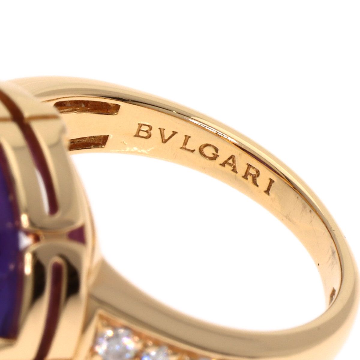 BVLGARI ブルガリ パレンテシ カクテル アメジスト ダイヤモンド 