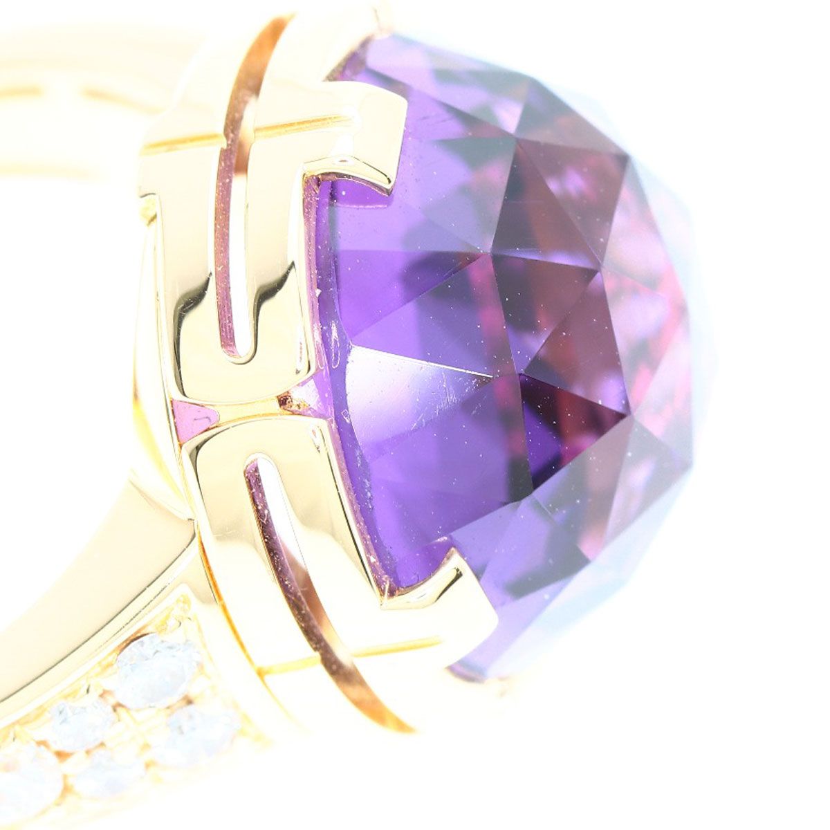 BVLGARI ブルガリ パレンテシ カクテル アメジスト ダイヤモンド 