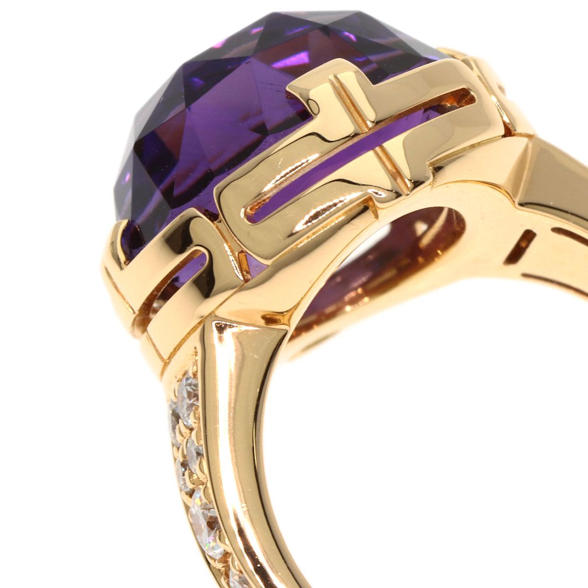 BVLGARI ブルガリ パレンテシ カクテル アメジスト ダイヤモンド 