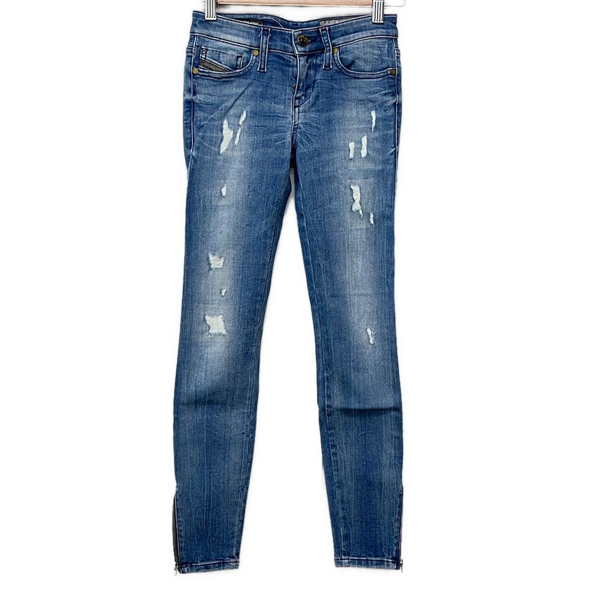 DIESEL(ディーゼル) ジーンズ サイズ23 レディース美品 SKINZEE ブルー 