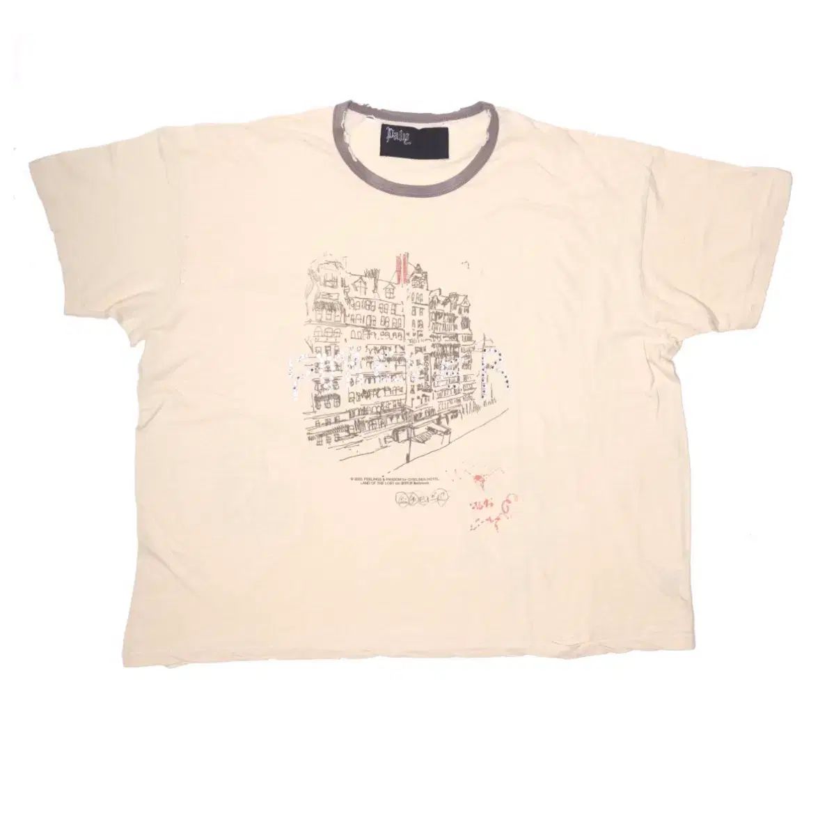 S ハリーウッド チェルシーホテル Tシャツ