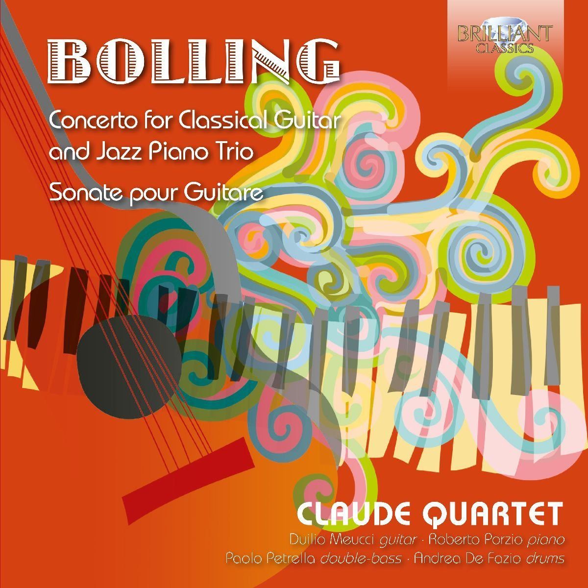【CD】CONCERTO FOR CLASSICAL GUITAR & JAZZ PIANO TRIO CLAUDE QUARTET / DUILLIO MEUCCI