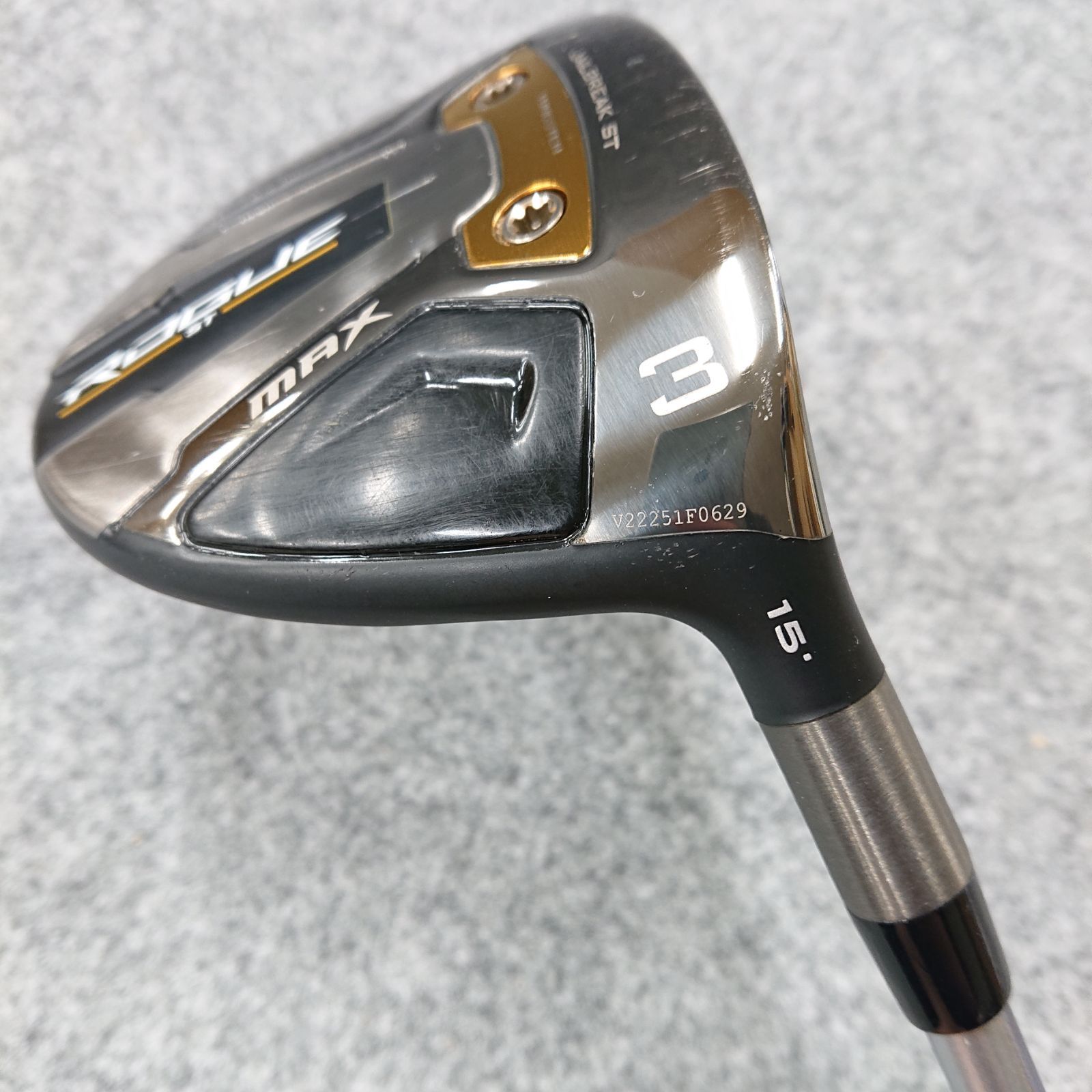 【希少】キャロウェイ　ローグスター（3W-15度-R）MCF50 キャロウェイ ローグST マックス フェアウェイウッド 3W 15