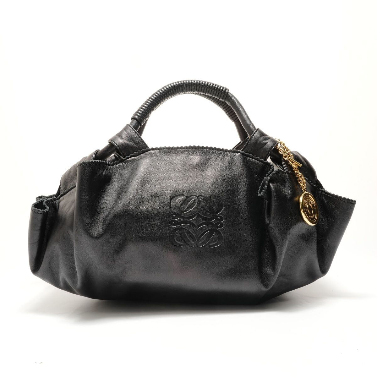LOEWE ロエベ ハンドバッグ アナグラム ミニ ナッパアイレ【中古】