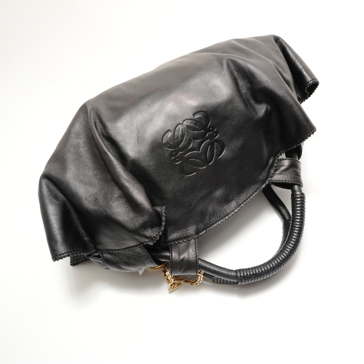 LOEWE ロエベ ハンドバッグ アナグラム ミニ ナッパアイレ【中古
