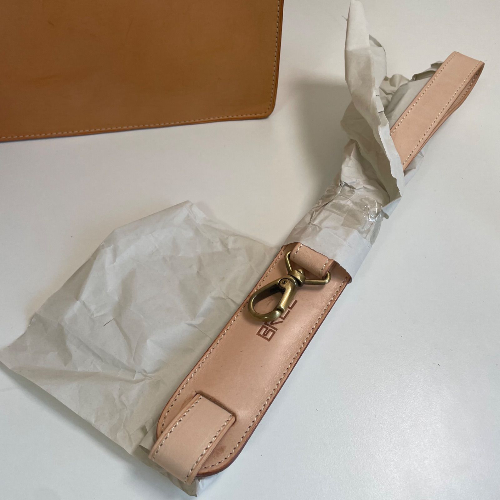 美品BREE ブリー 2WAY ボストン　ハンドバッグ ショルダーヌメ革 美品 BREE ヌメ革 ビジネスバッグ 2way ブリー - メルカリ