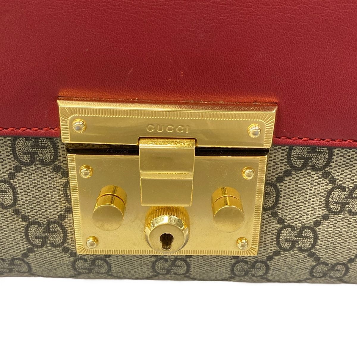 GUCCI(グッチ) ショルダーバッグ パドロック スモール/GGスプリーム 