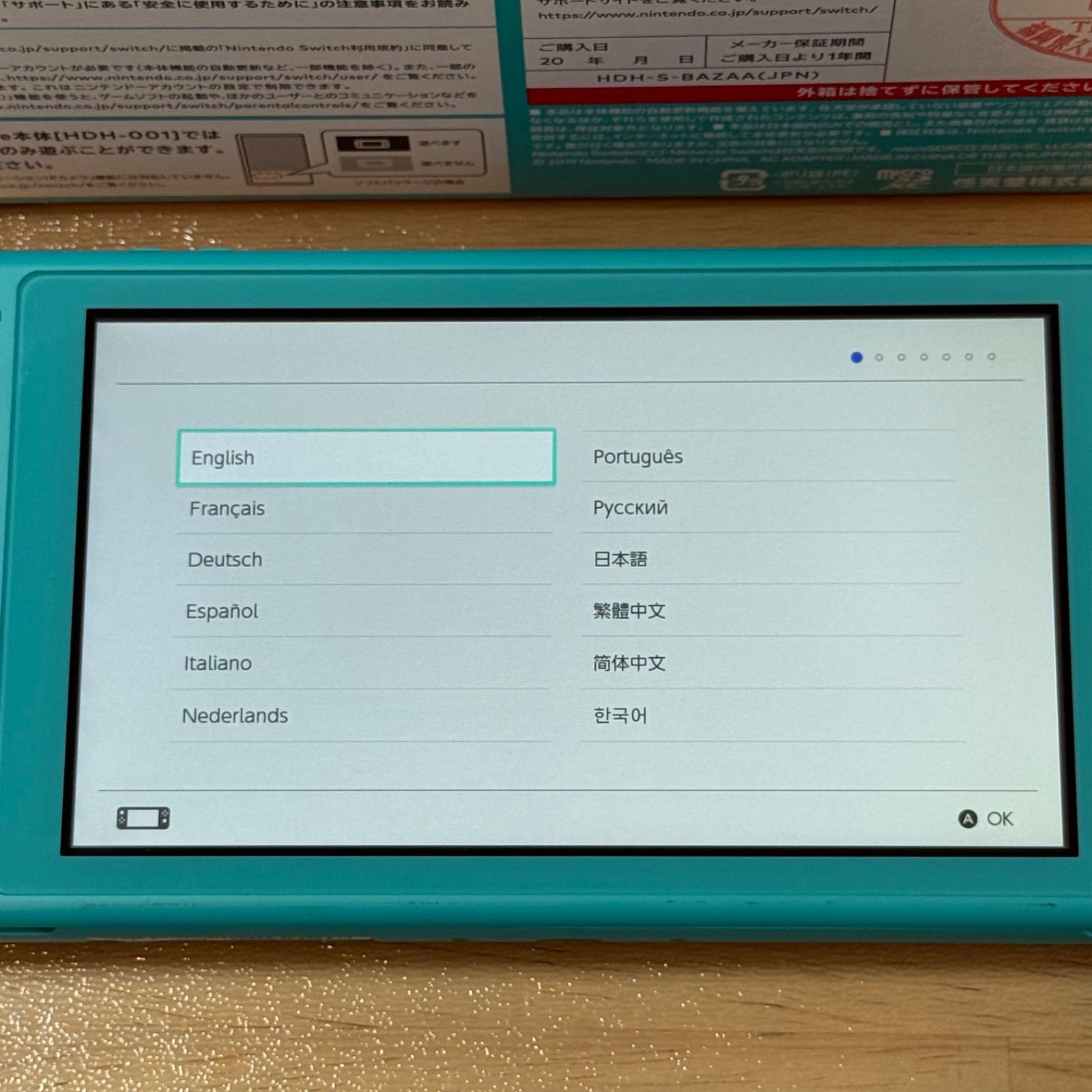5-184 Switch LITE ターコイズ 箱付き 完動品 - メルカリ