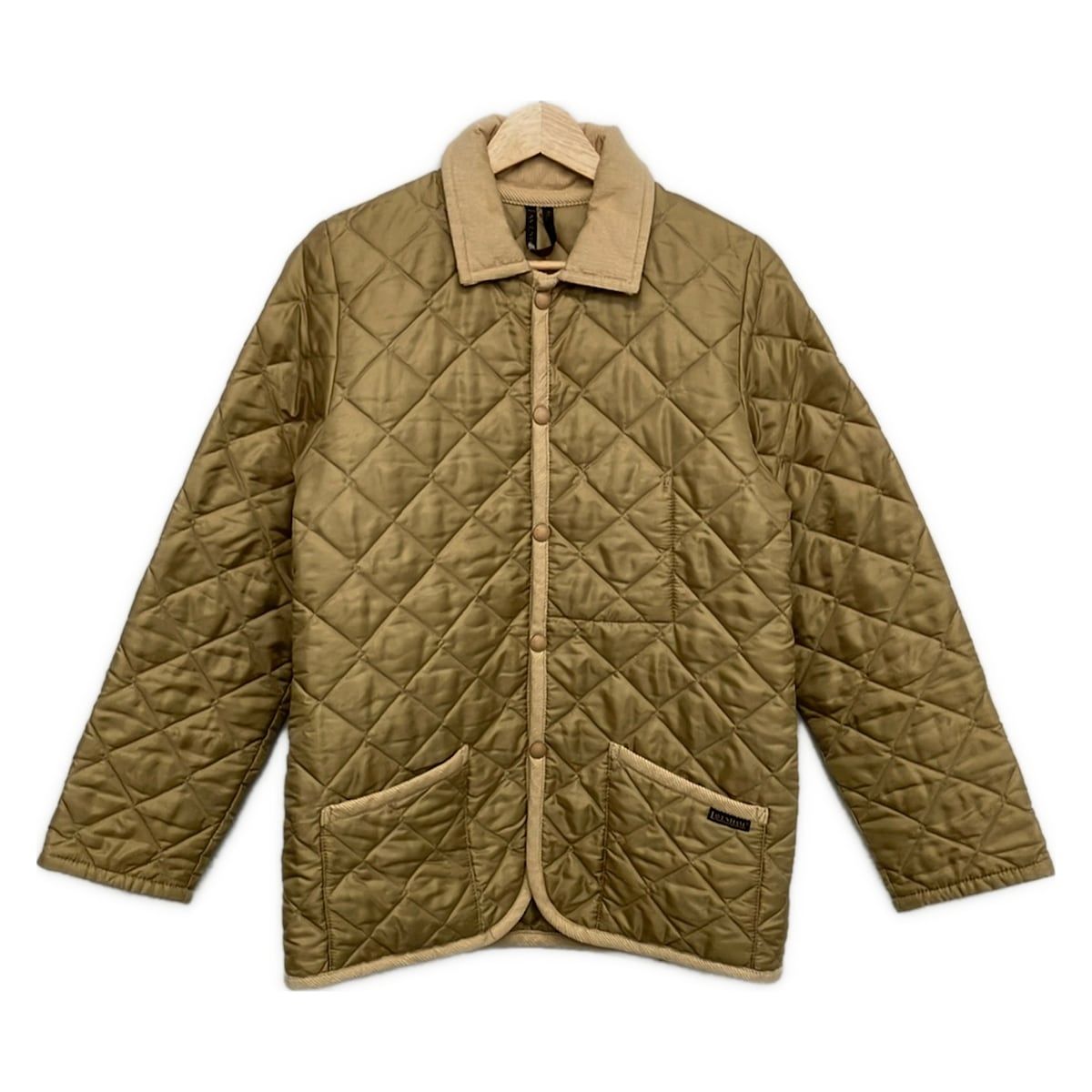 LAVENHAM(ラベンハム) ブルゾン サイズUS 38 レディース美品 - ベージュ 長袖/キルティング/中綿/秋/冬