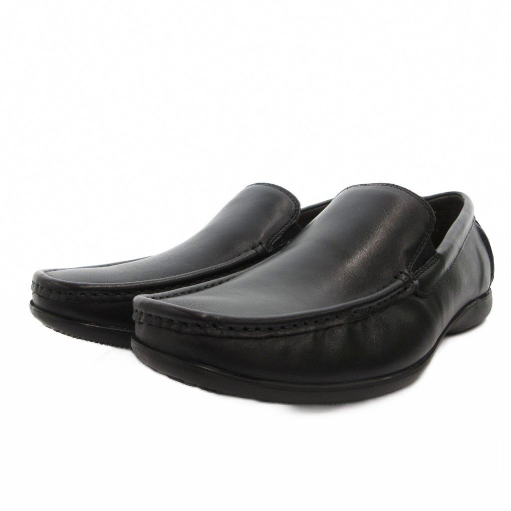 クラークス clarks Finer Sun スリッポン ローファー シューズ レザー 27 黒