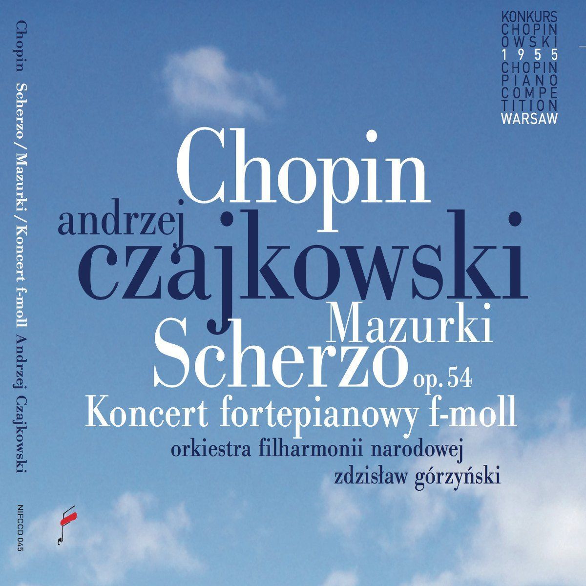 【CD】CHOPIN/ PIANO CONCERTO IN F MINOR & MAZURKAS & SCHERZO
