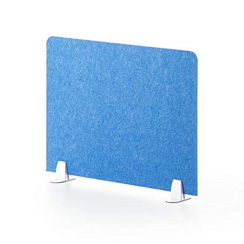 サンワダイレクト パーテーション 卓上 幅60×高さ47.1cm デスク 仕切り フェルト素材 ライトブルー 100-DPT003LB(沖縄・離島の方発送不可)) c7facf15