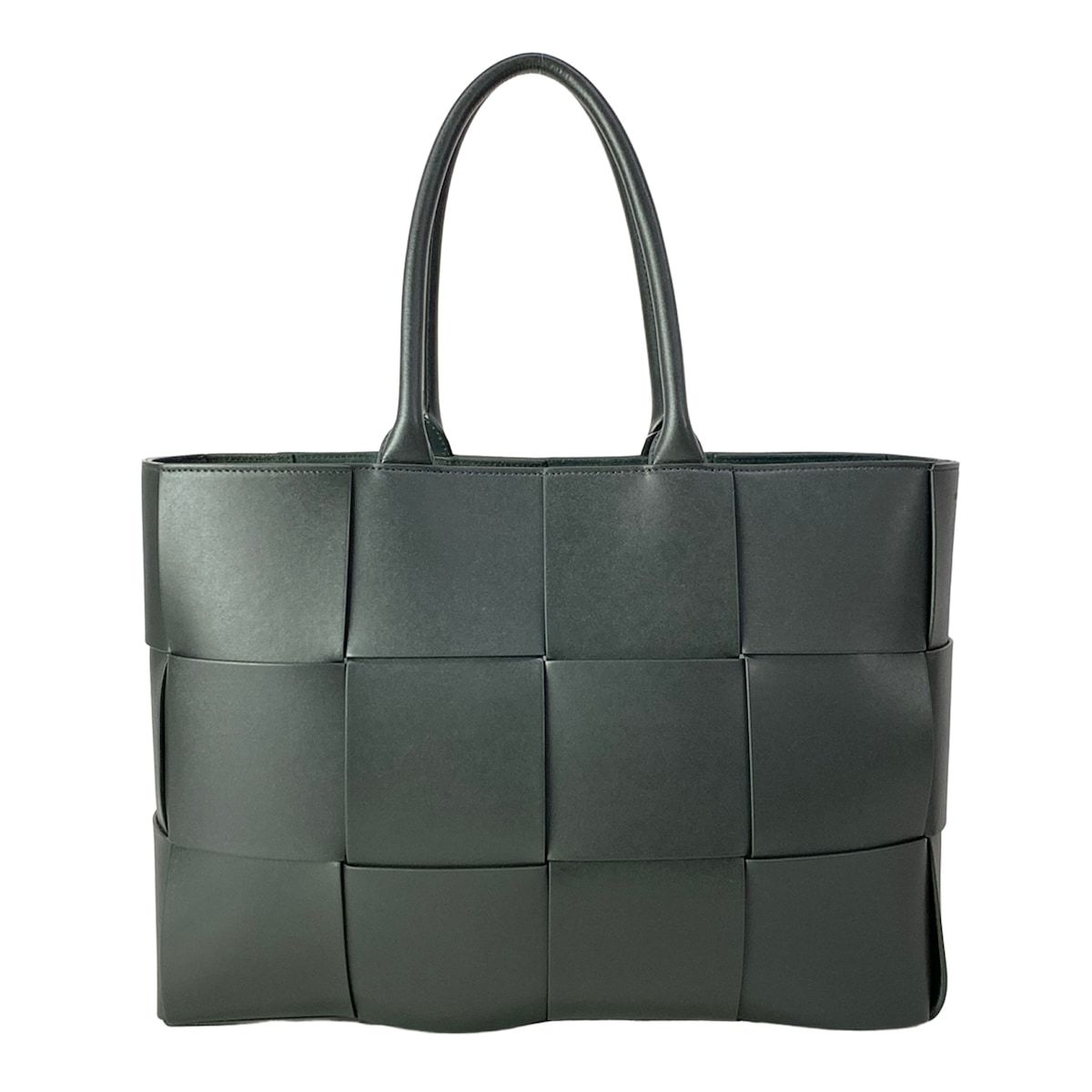 BOTTEGA VENETA(ボッテガヴェネタ) トートバッグ ミディアム アルコ トートバッグ 756682 ダークグリーン レザー