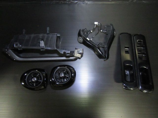 トヨタ 10 NHP10 アクア Sスタイルブラック 中期 純正 パネルセット 吹出口 ハンドルスイッチ周り 他 ピアノブラック