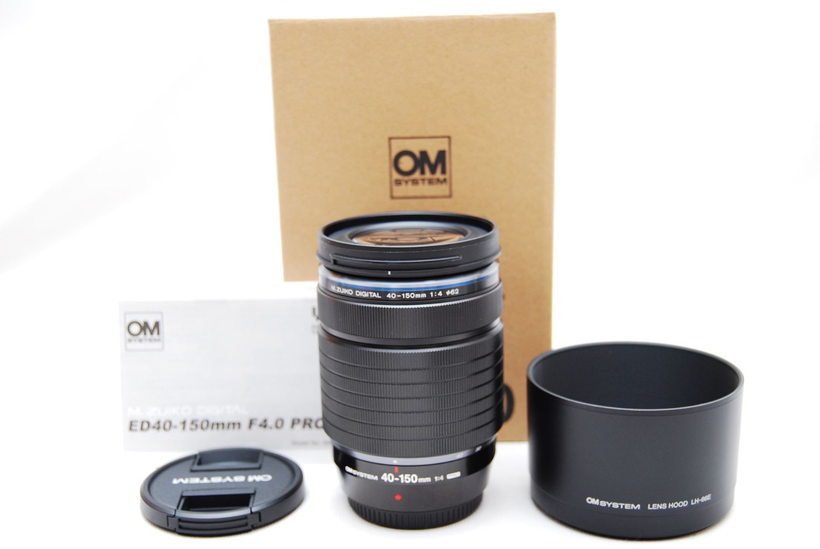 ★極上美品　OM SYSTEM　M.ZUIKO DIGITAL ED 40-150mm F4.0 PRO ブラック　オリンパス★