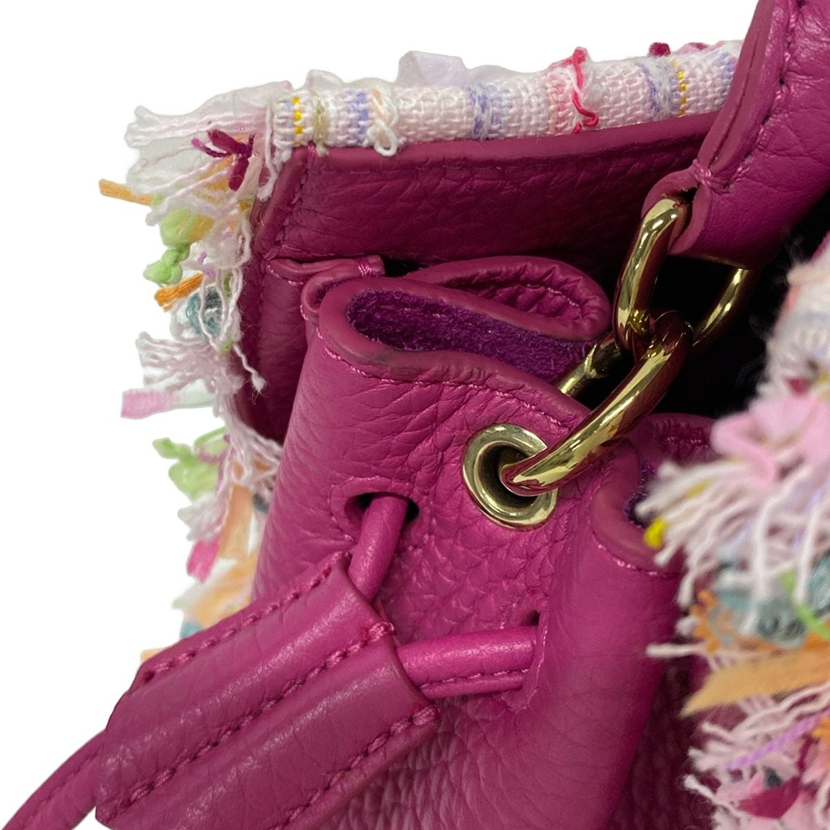MULBERRY(マルベリー) ハンドバッグ美品 スモール アイリス ピンク