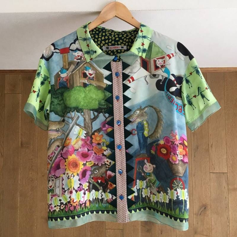 極美品 ALBEROBELLO アルベロベロ　オレボレブラ　シャツ　トップス