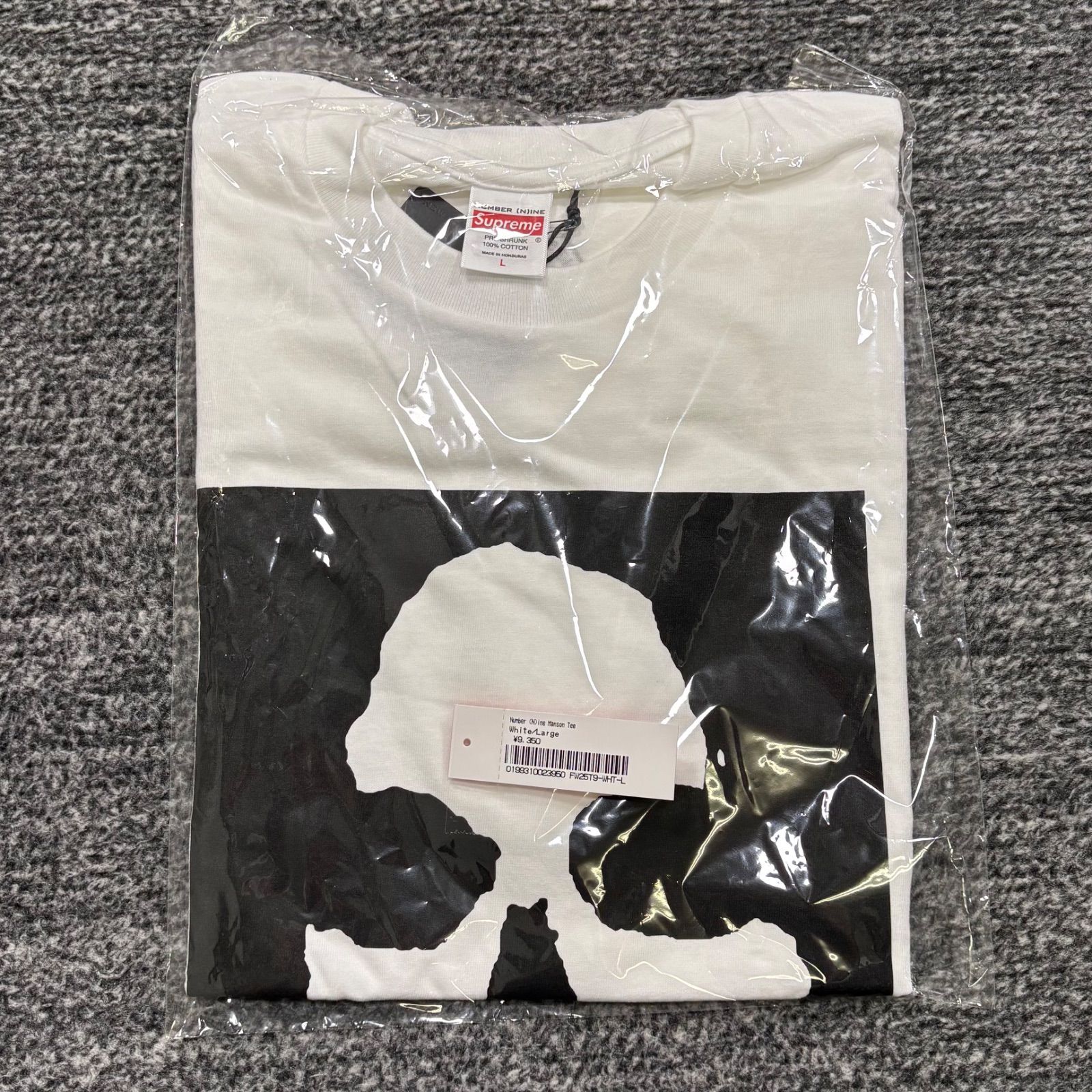 未使用品 Supreme Number(N)ine Manson Tee White L シュプリーム 