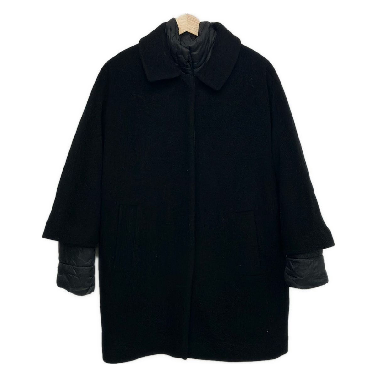 HUGOBOSS(ヒューゴボス) コート レディース美品 - 黒 七分袖/冬
