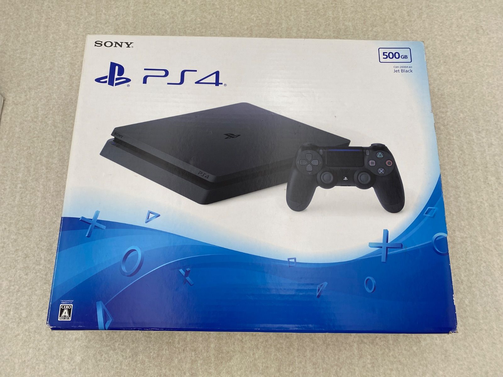 ◆PlayStation4 スリム 500GB ジェット・ブラック （CUH－2000AB01）0012567914