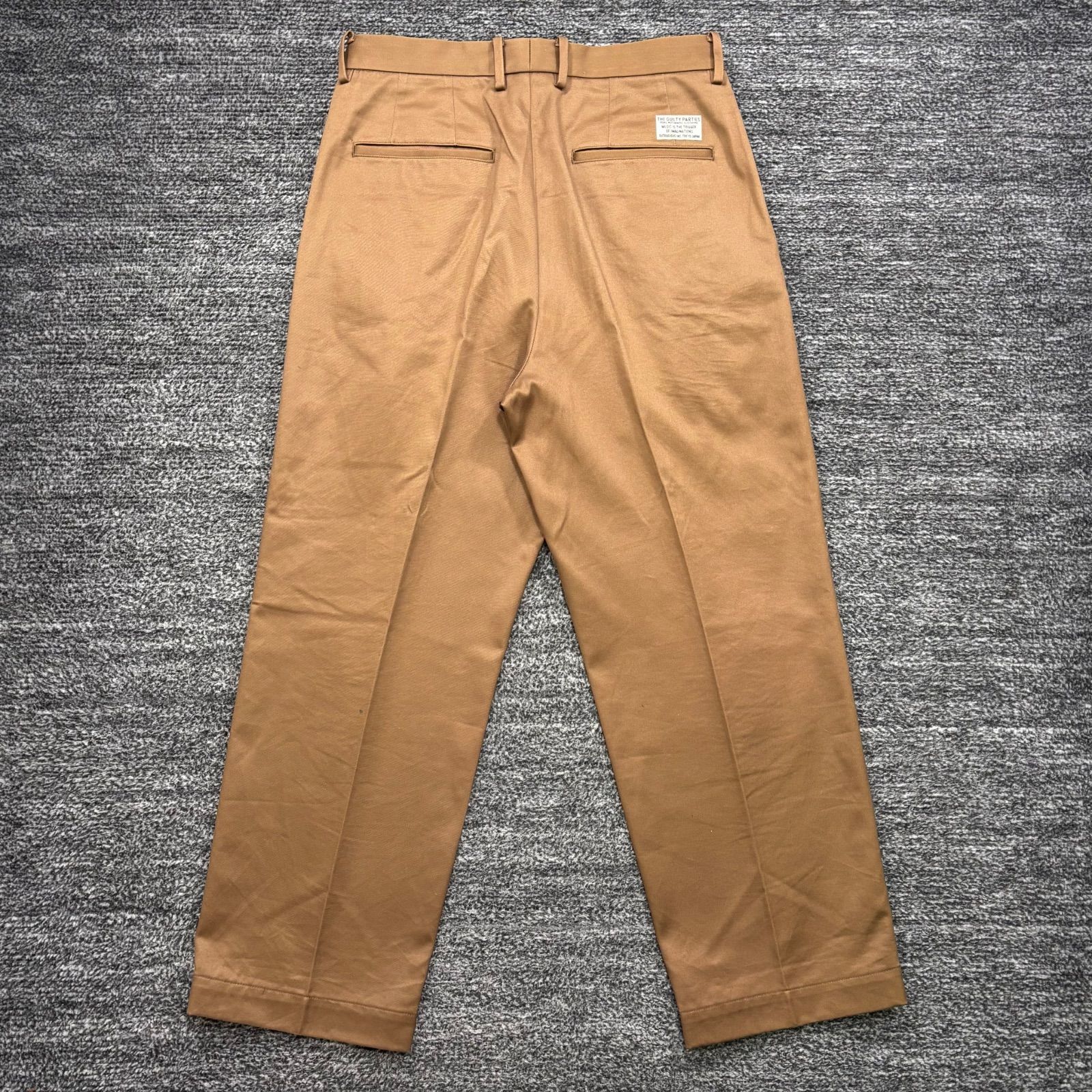 極美品 24ss WACKO MARIA DOUBLE PLEATED CHINO TROUSERS L ワコマリア
