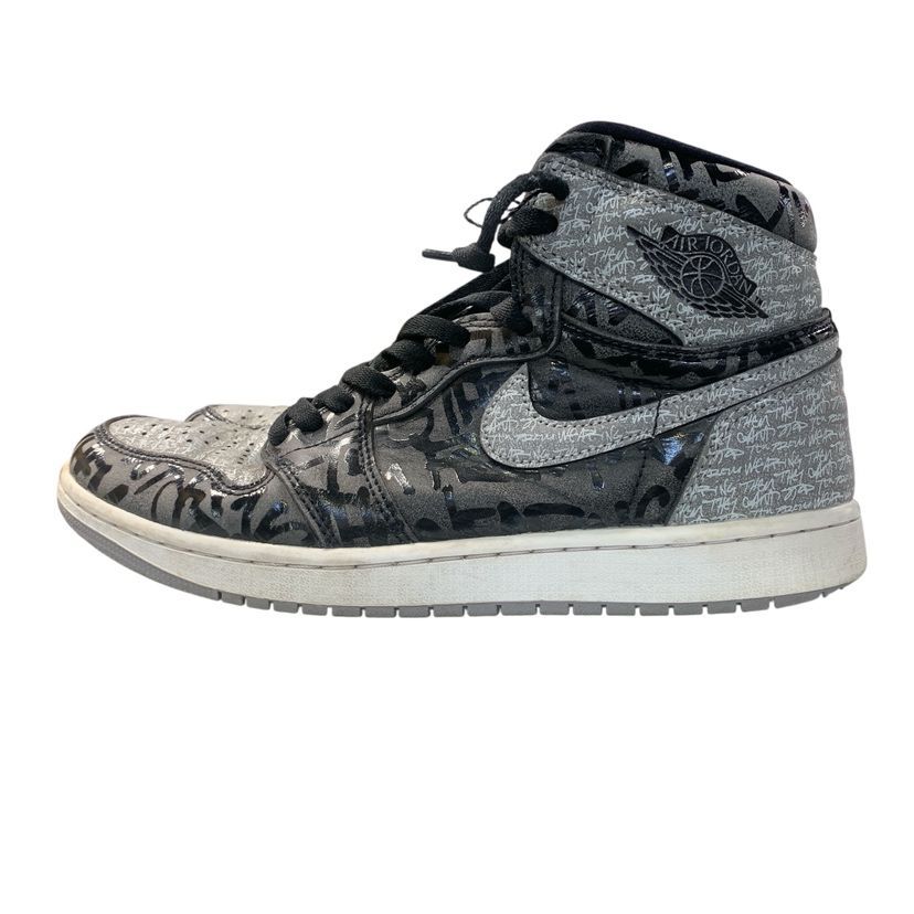 ♪4392 NIKE ナイキスニーカー エアジョーダン1 ハイ OG リベリオネア 中古 27.5㎝ 555088-036